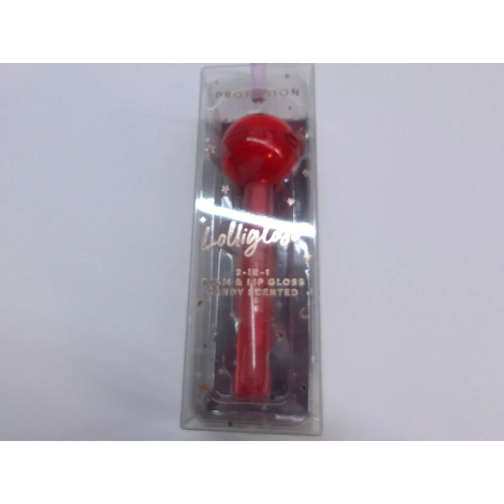 Profusion Cosmetics Lolligloss 2-in-1 Lip Balm & Lip Gloss Duo Red /#26828